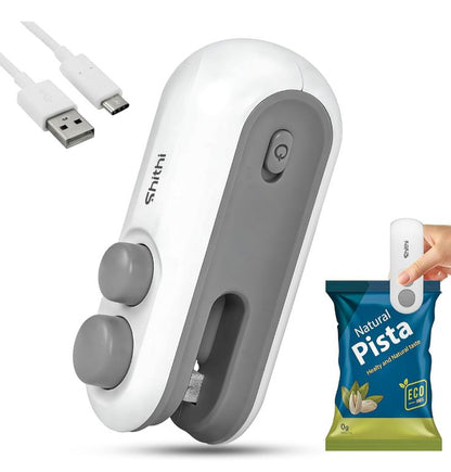 Mini Heat Sealing Machine – Portable USB Rechargeable Bag Sealer & Cutter