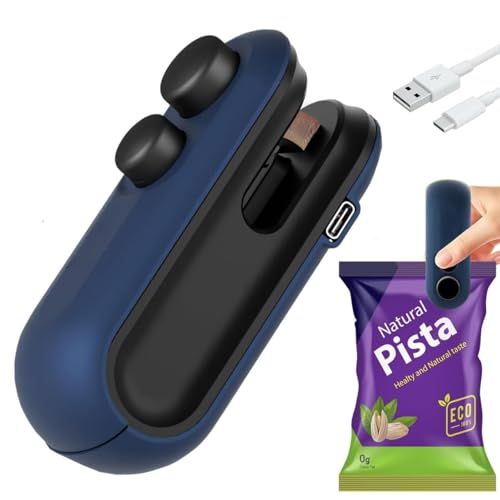 Mini Heat Sealing Machine – Portable USB Rechargeable Bag Sealer & Cutter